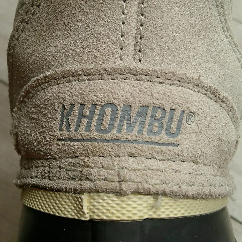 Khombu Feminine Emily Faux Fur Lined Waterproof Leather Lace up Winter Snow Boot